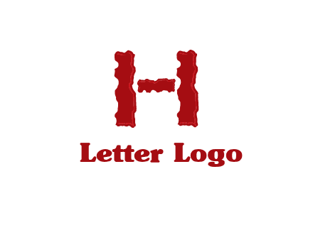 abstract letter H logo
