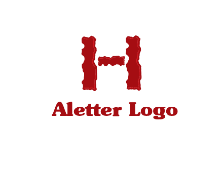 abstract letter H logo