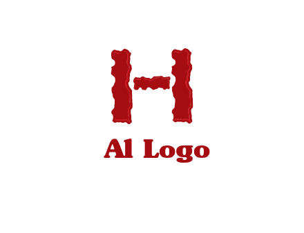 abstract letter H logo