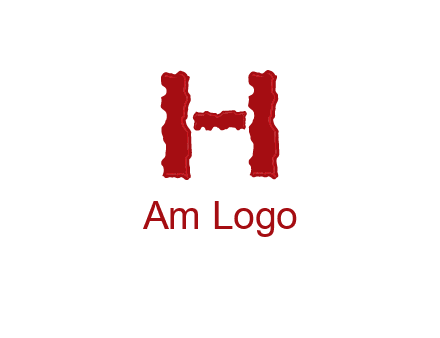 abstract letter H logo
