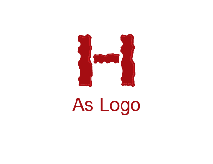 abstract letter H logo
