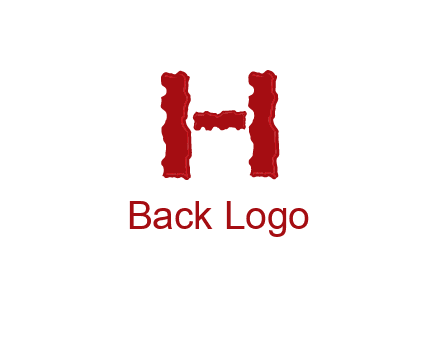 abstract letter H logo