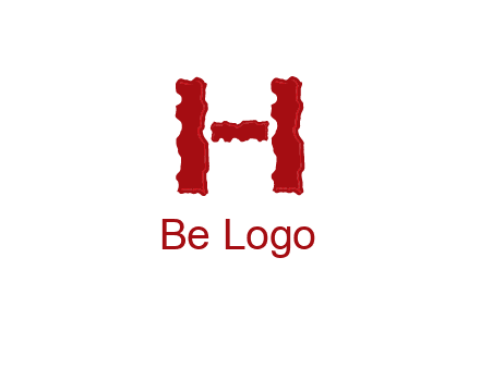 abstract letter H logo