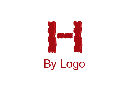 abstract letter H logo