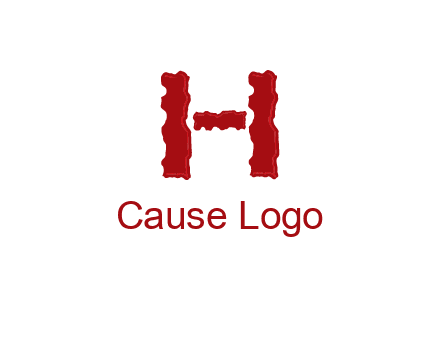 abstract letter H logo