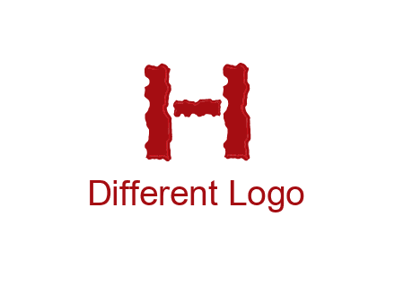 abstract letter H logo