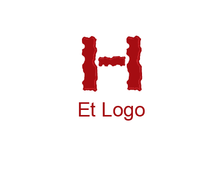 abstract letter H logo