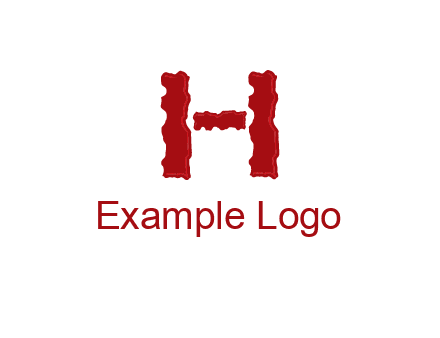 abstract letter H logo