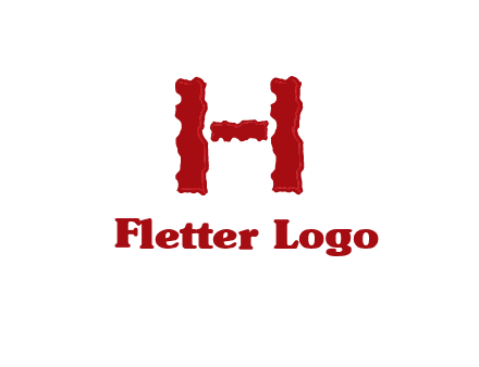 abstract letter H logo
