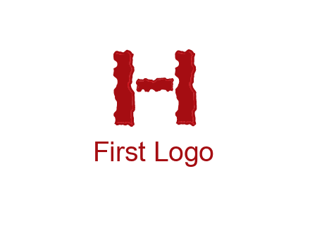 abstract letter H logo
