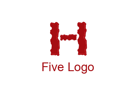 abstract letter H logo