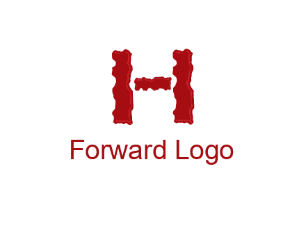 abstract letter H logo
