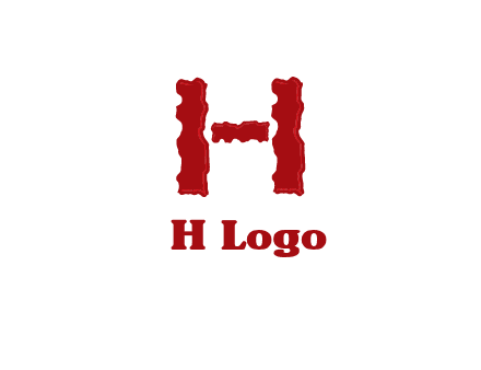 abstract letter H logo
