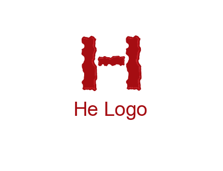 abstract letter H logo