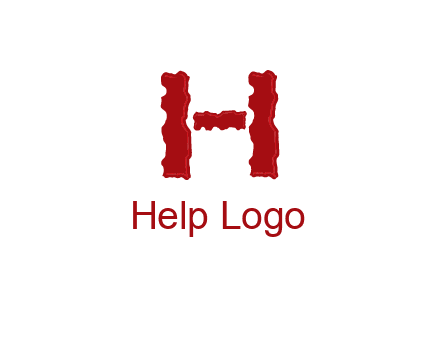 abstract letter H logo