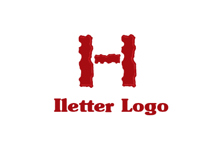 abstract letter H logo