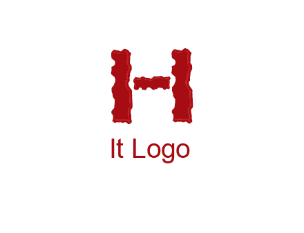 abstract letter H logo