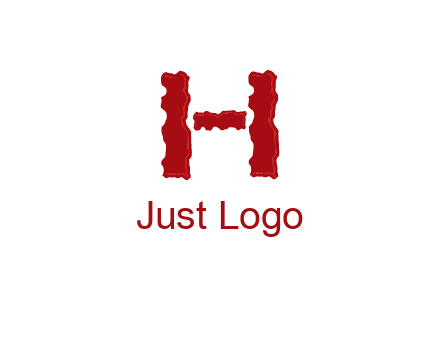 abstract letter H logo
