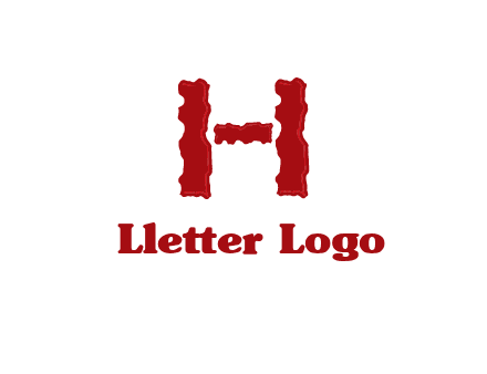 abstract letter H logo