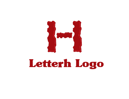 abstract letter H logo