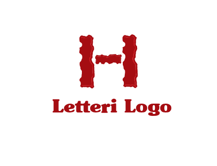 abstract letter H logo
