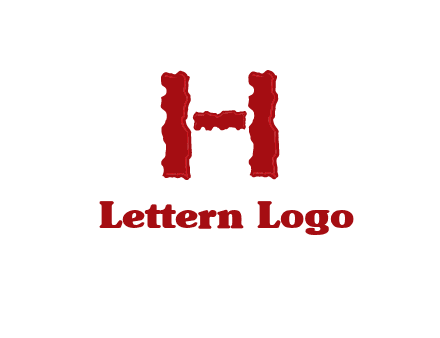 abstract letter H logo