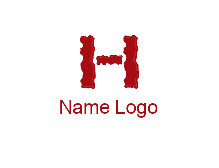 abstract letter H logo