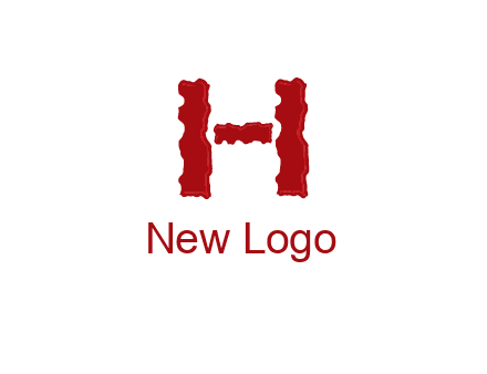 abstract letter H logo