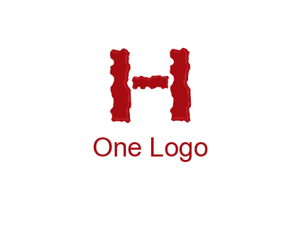 abstract letter H logo