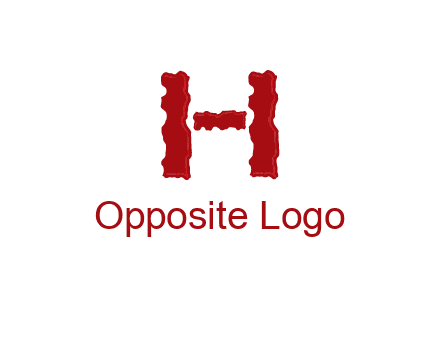 abstract letter H logo