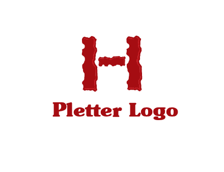 abstract letter H logo