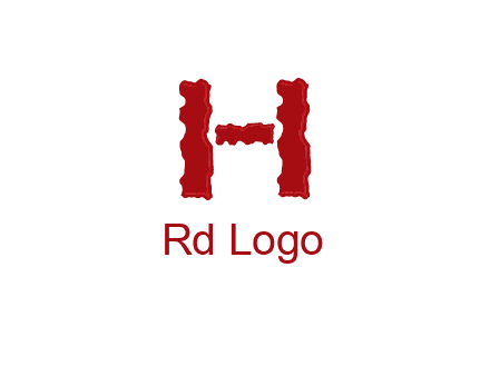 abstract letter H logo