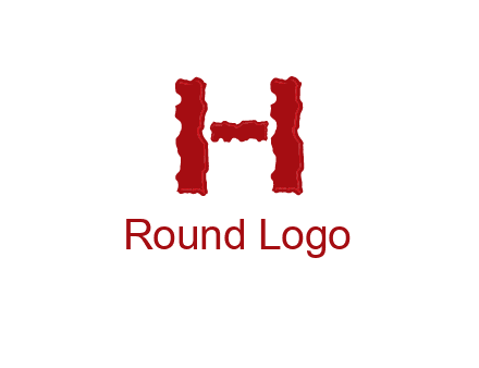 abstract letter H logo