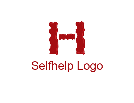 abstract letter H logo