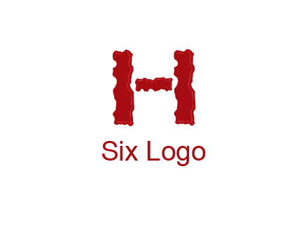 abstract letter H logo