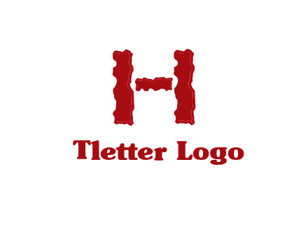 abstract letter H logo