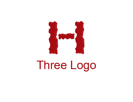abstract letter H logo