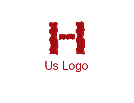 abstract letter H logo