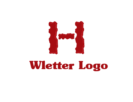 abstract letter H logo
