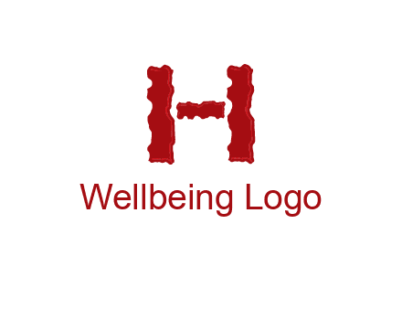 abstract letter H logo