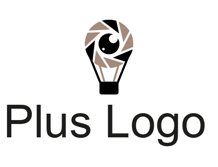 shutter with iris in air balloon photography logo