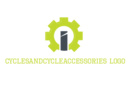 letter i inside gear logo