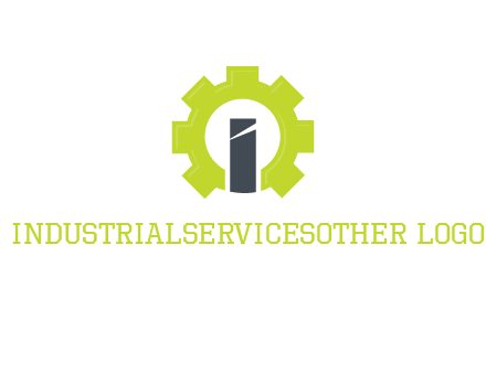 letter i inside gear logo