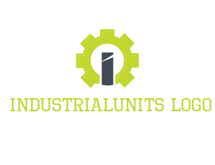 letter i inside gear logo