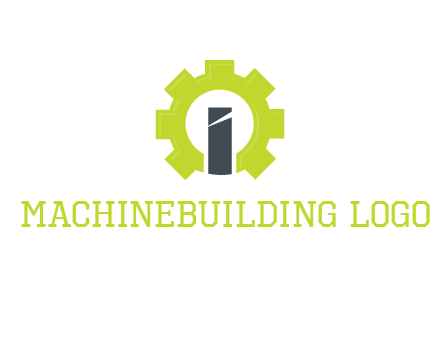 letter i inside gear logo