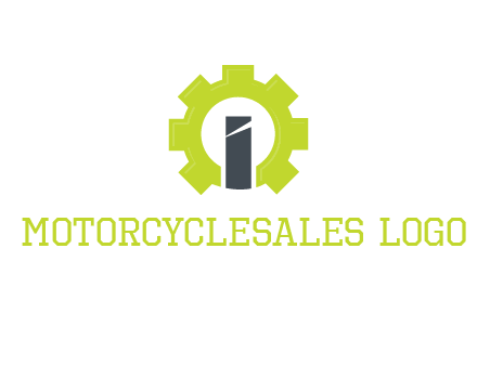 letter i inside gear logo