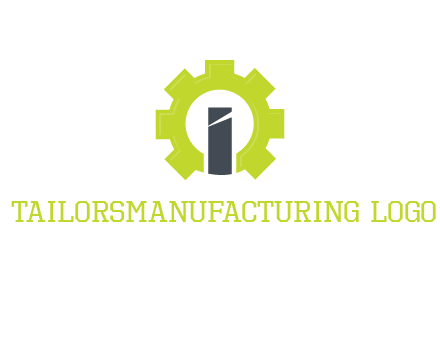 letter i inside gear logo