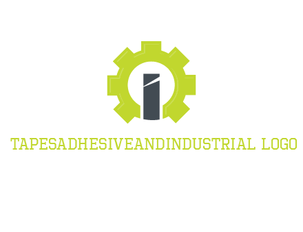 letter i inside gear logo