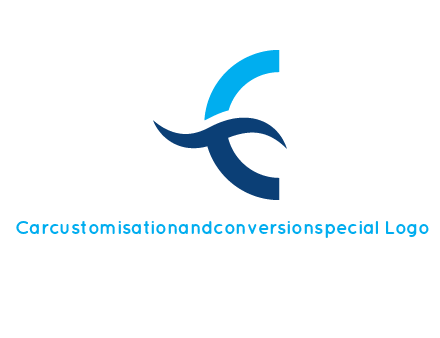 wave inside letter E logo