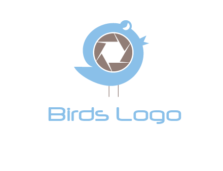 shutter in twitter bird photography logo